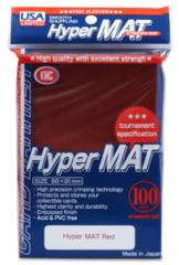 KMC Hyper Mat Standard Sleeves - Red (100ct)
